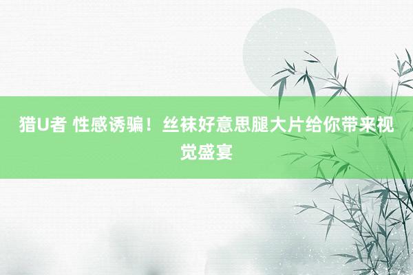 猎U者 性感诱骗！丝袜好意思腿大片给你带来视觉盛宴